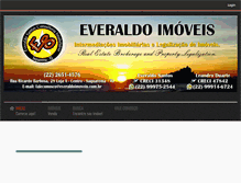 Tablet Screenshot of everaldoimoveis.com.br